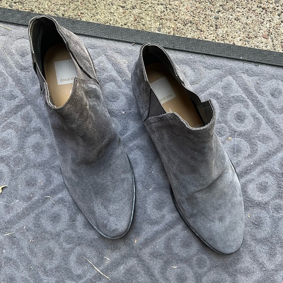 Tarah Gray Suede Dolce Vita Western Ankle Boots Women’s 9.5 - Picture 13 of 13